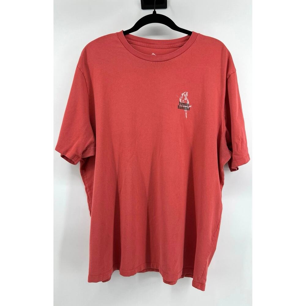 Tommy Bahama Men's Graphic T-Shirt Size XL Coral On The Rocks Again